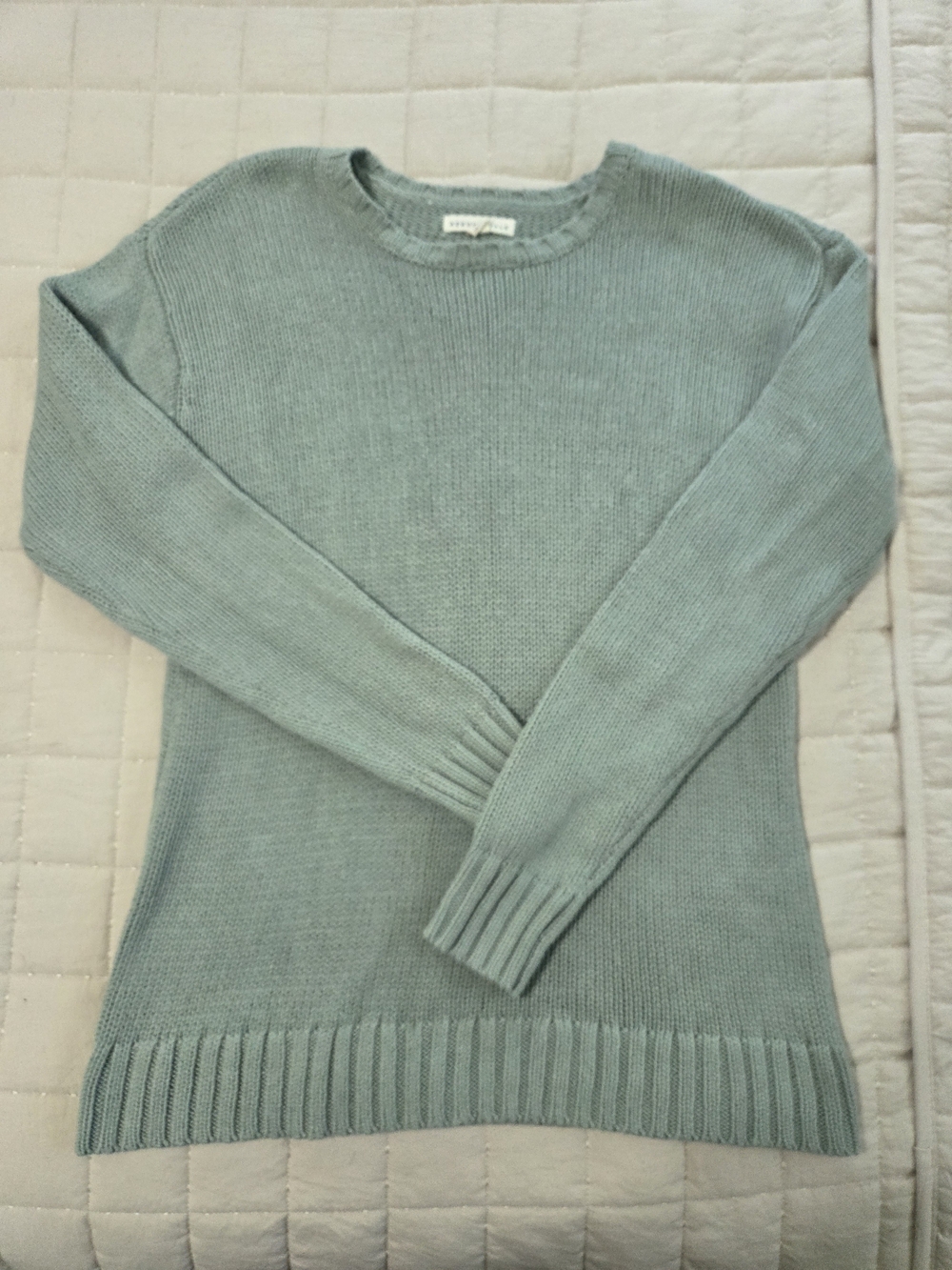 Aeropostale Women's Light Sage Crewneck Sweater